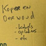 opschrift doos kabels